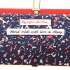 Olympia Le-Tan   pouch  in red, black, grey and beige canvas - Detail D2 thumbnail