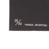 Olympia Le-Tan Vanda Jacintho Vanda Jacintho pouch  in black, green, red and blue canvas - Detail D4 thumbnail