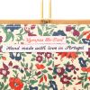 Olympia Le-Tan Charles Dickens Charles Dickens clutch  in beige and brown embroidered canvas - Detail D2 thumbnail
