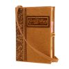 Olympia Le-Tan Charles Dickens Charles Dickens clutch  in beige and brown embroidered canvas - Detail D4 thumbnail