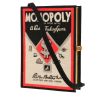 Olympia Le-Tan Monopoly A parker trading Game Monopoly A parker trading Game pouch  in black, red and beige canvas - 00pp thumbnail