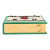 Olympia Le-Tan Monopoly Popular Edition  handbag/clutch  in green canvas - Detail D1 thumbnail
