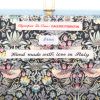 Pochette Olympia Le-Tan   en toile bleue, noire jaune et verte - Detail D2 thumbnail
