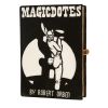 Olympia Le-Tan Magicdotes pouch  in black and white canvas - 00pp thumbnail