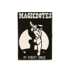 Olympia Le-Tan Magicdotes pouch  in black and white canvas - 360 thumbnail