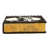 Olympia Le-Tan Magicdotes pouch  in black and white canvas - Detail D1 thumbnail