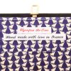 Olympia Le-Tan Magicdotes pouch  in black and white canvas - Detail D2 thumbnail