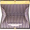 Olympia Le-Tan Magicdotes pouch  in black and white canvas - Detail D3 thumbnail