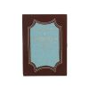 Olympia Le-Tan Conversazione In Sicilia pouch  in brown and blue canvas - 360 thumbnail