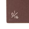 Olympia Le-Tan Conversazione In Sicilia pouch  in brown and blue canvas - Detail D4 thumbnail
