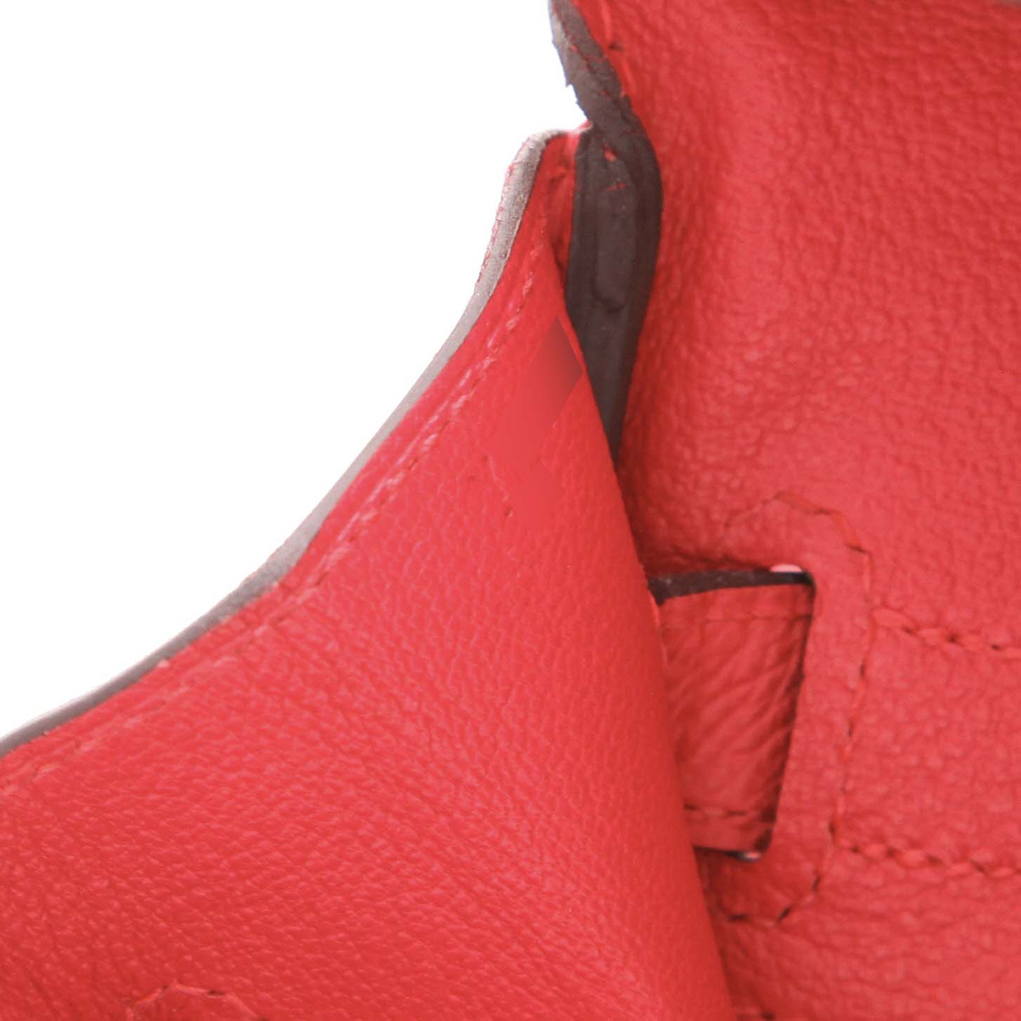 Hermès  Birkin 30 cm handbag  in Rose Mexico epsom leather - Detail D4