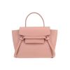 Celine  Belt Nano shoulder bag  in pink grained leather - 360 thumbnail