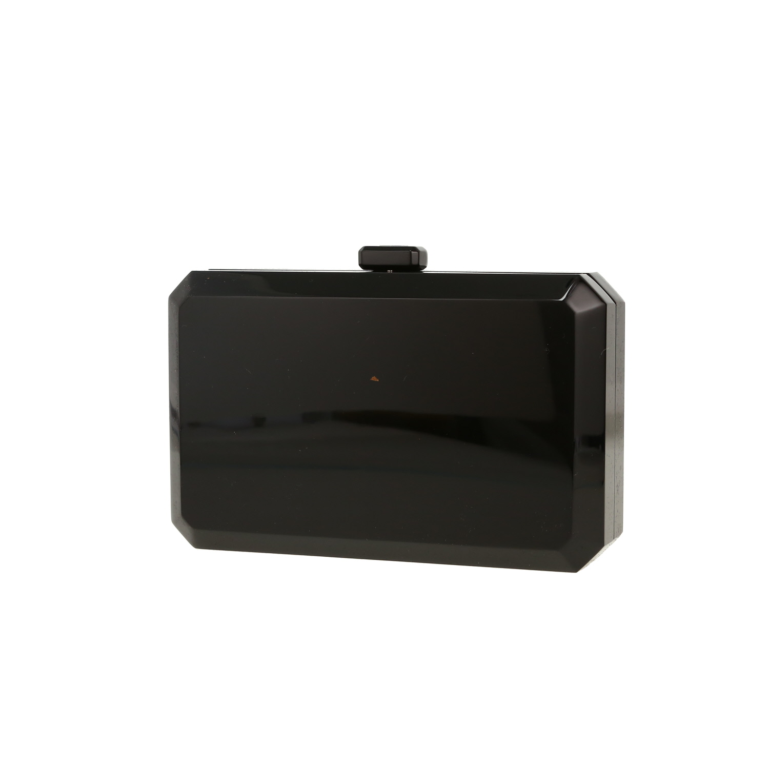 Pochette Chanel   en plexiglas noir - Detail D4