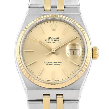 Reloj Rolex Oysterquartz Datejust de oro y acero Ref: Rolex - 17013  Circa 1978