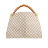 Louis Vuitton  Artsy handbag  in azur damier canvas  and natural leather - 360 thumbnail