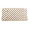 Louis Vuitton  Artsy handbag  in azur damier canvas  and natural leather - Detail D1 thumbnail