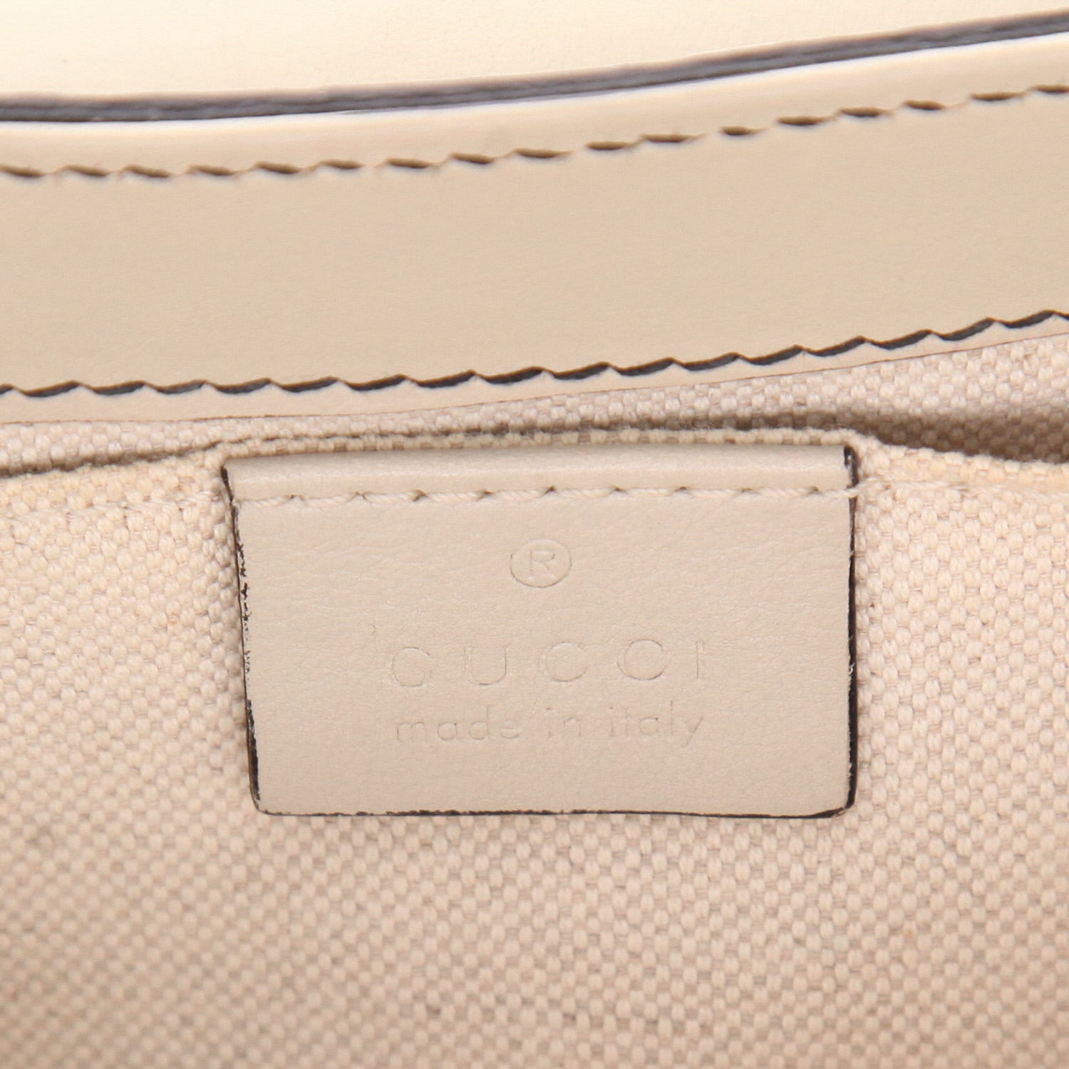 Borsa Gucci  Guccissima in pelle beige - Detail D2