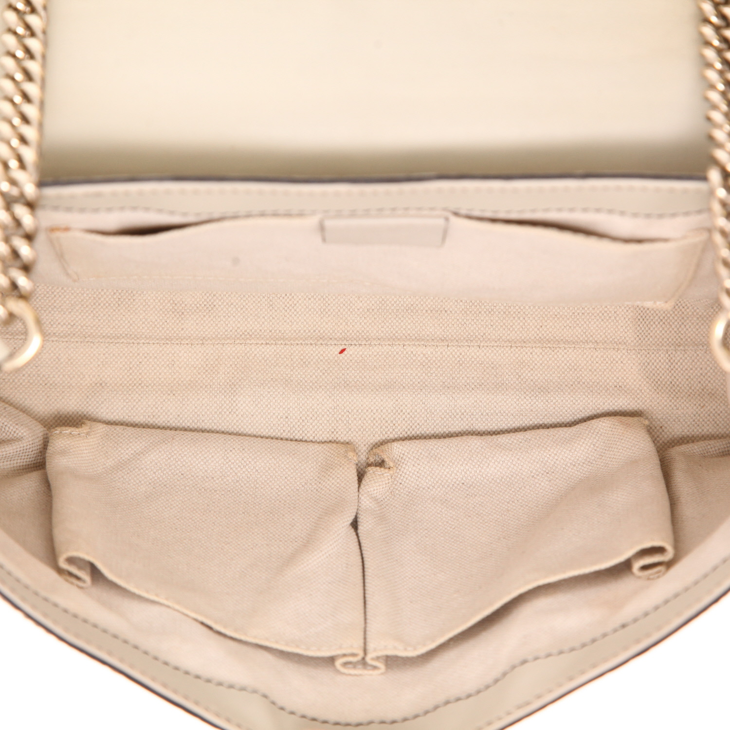 Sac à main Gucci  Guccissima en cuir beige - Detail D3