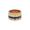 Boucheron Quatre Classique large model ring in 3 golds, diamonds and PVD - 00pp thumbnail