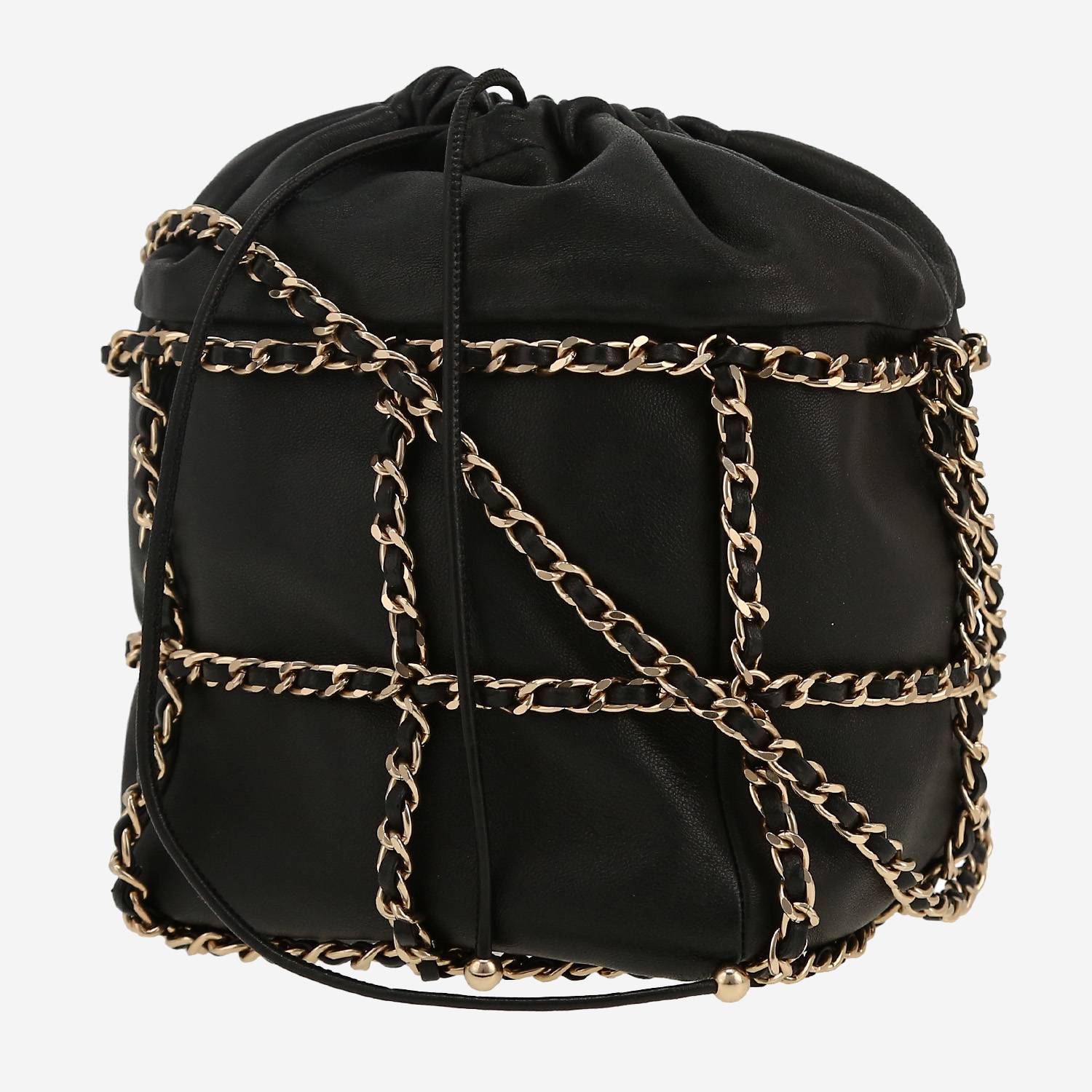 Borsa a tracolla Chanel   in pelle nera