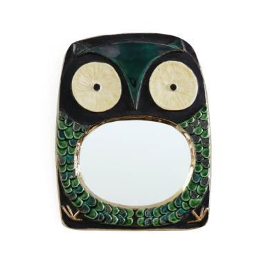 Mithé Espelt (1923-2020), 'Chevêche' mirror - circa 1965