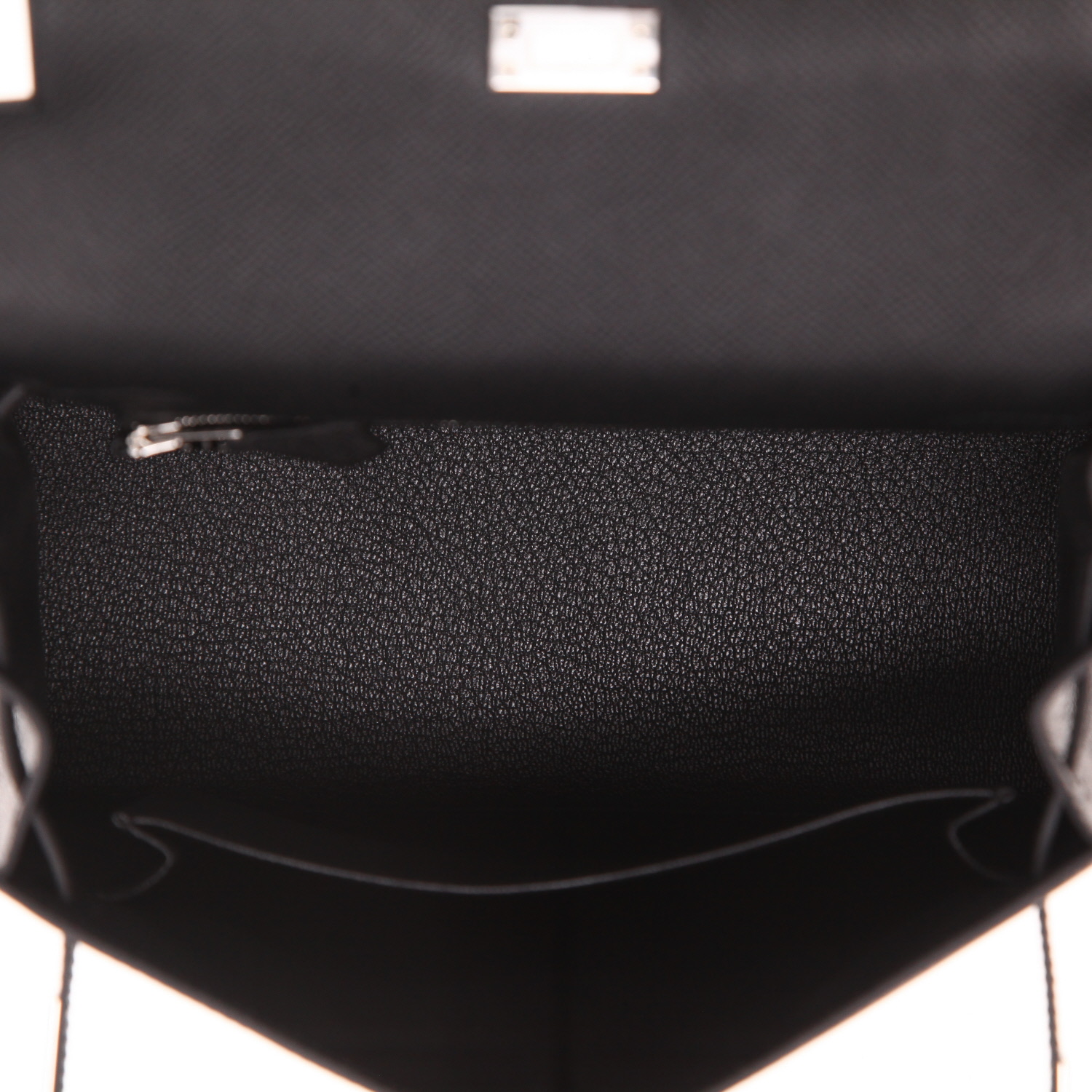 Borsa Hermès  Kelly 25 cm in pelle Epsom nera - Detail D3