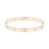 Bracelet Cartier Love 4 diamants en or rose et diamants - 00pp thumbnail
