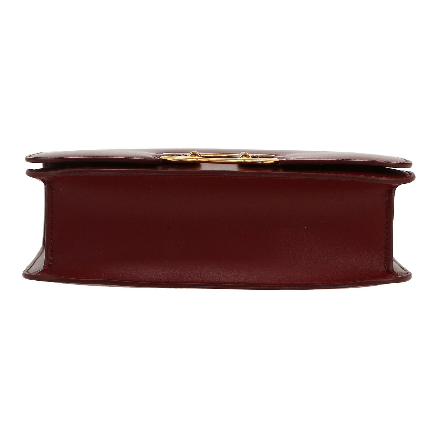 Sac à main Celine  Frame en cuir bordeaux - Detail D1