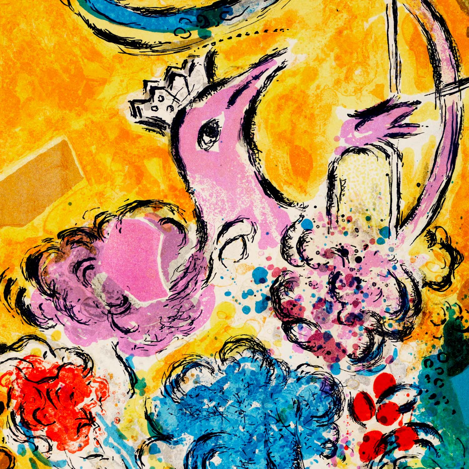 Marc Chagall (1887-1985), La tribu de Joseph - 1964 - Detail D2
