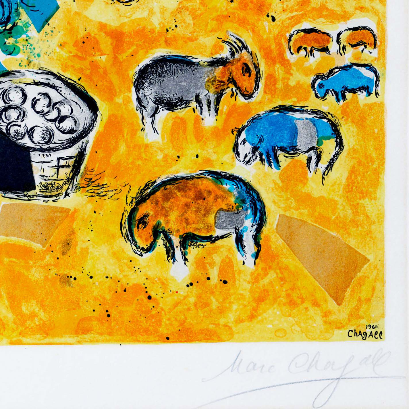 Marc Chagall (1887-1985), La tribu de Joseph - 1964 - Detail D4