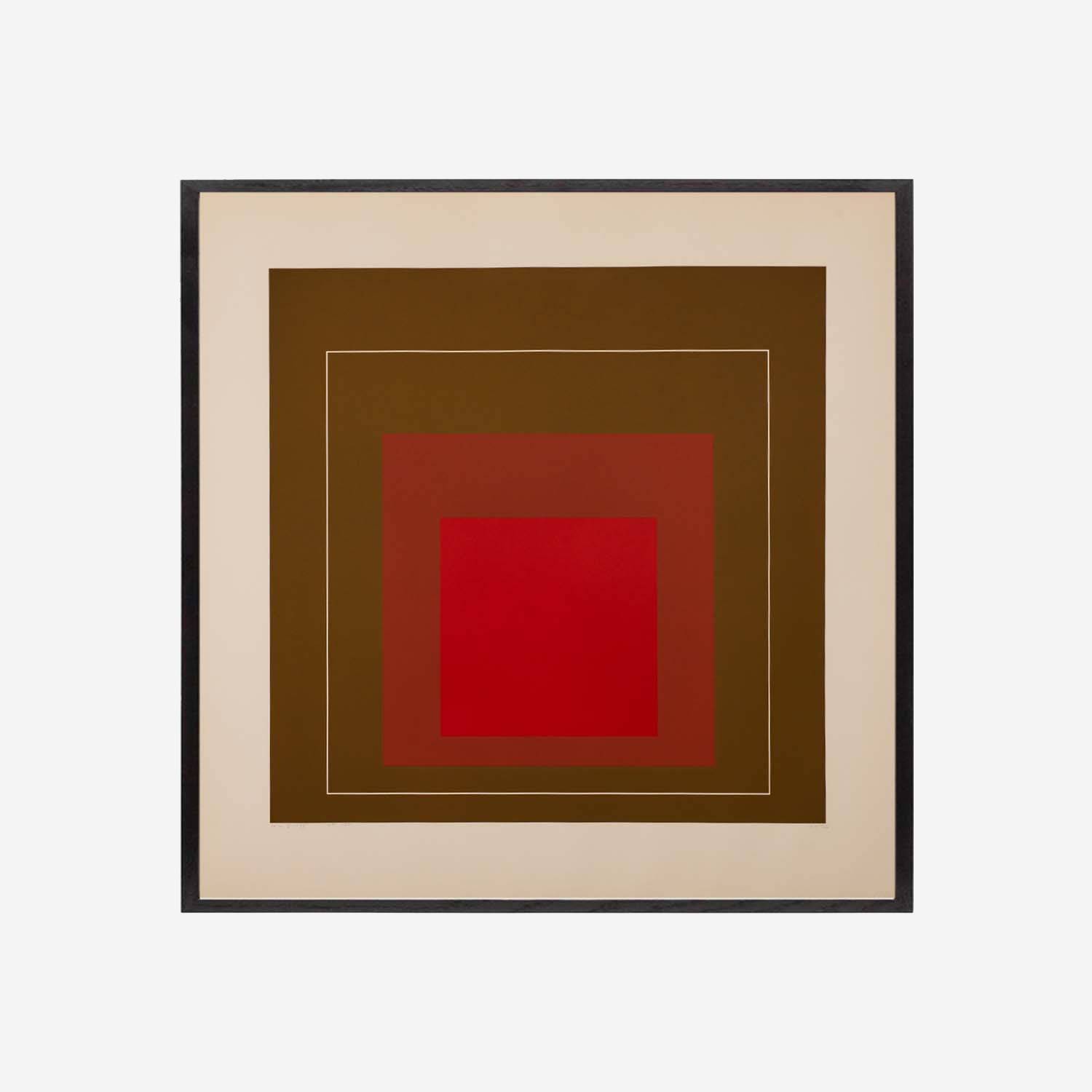 WLS IV, from White Line Squares (Series I) - 1966