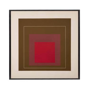 WLS IV, from White Line Squares (Series I) - 1966