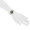 Cartier Santos Ronde  in gold and stainless steel Ref: Cartier - 8191  Circa 1990 - Detail D1 thumbnail