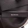Shopping bag Balenciaga   in pelle martellata nera - Detail D2 thumbnail