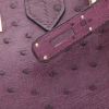 Borsa Hermès  Birkin 30 cm in struzzo viola - Detail D4 thumbnail