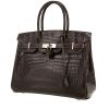 Hermès  Birkin 30 cm handbag  in grey niloticus crocodile - 00pp thumbnail