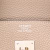 Hermès  Birkin 35 cm handbag  in tourterelle grey leather taurillon clémence - Detail D2 thumbnail