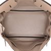 Hermès  Birkin 35 cm handbag  in tourterelle grey leather taurillon clémence - Detail D3 thumbnail