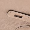 Hermès  Birkin 35 cm handbag  in tourterelle grey leather taurillon clémence - Detail D4 thumbnail