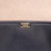 Pochette Hermès  Jige en cuir box bleu-marine - Detail D2 thumbnail