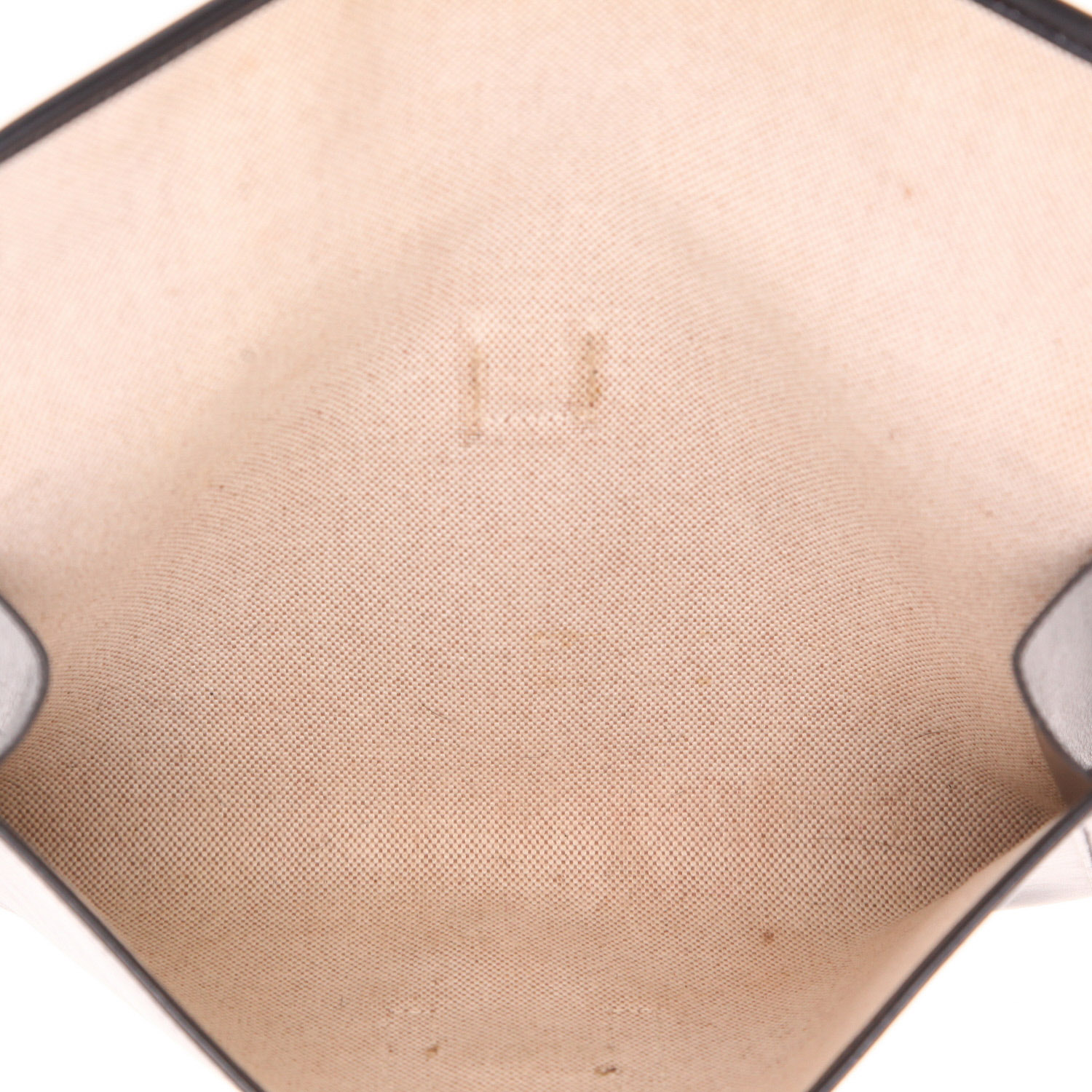 Pochette Hermès  Jige en cuir box bleu-marine - Detail D3