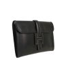Hermès  Jige pouch  in navy blue box leather - Detail D5 thumbnail
