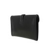 Hermès  Jige pouch  in navy blue box leather - Detail D6 thumbnail