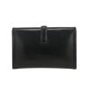 Hermès  Jige pouch  in navy blue box leather - Detail D7 thumbnail