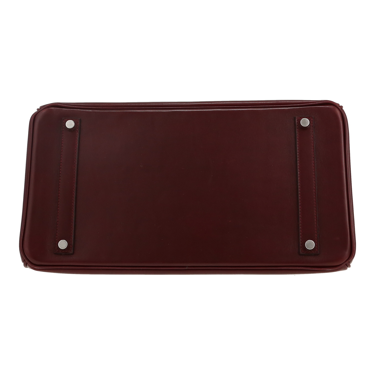 Sac à main Hermès  Birkin 35 cm en cuir box rouge H - Detail D1