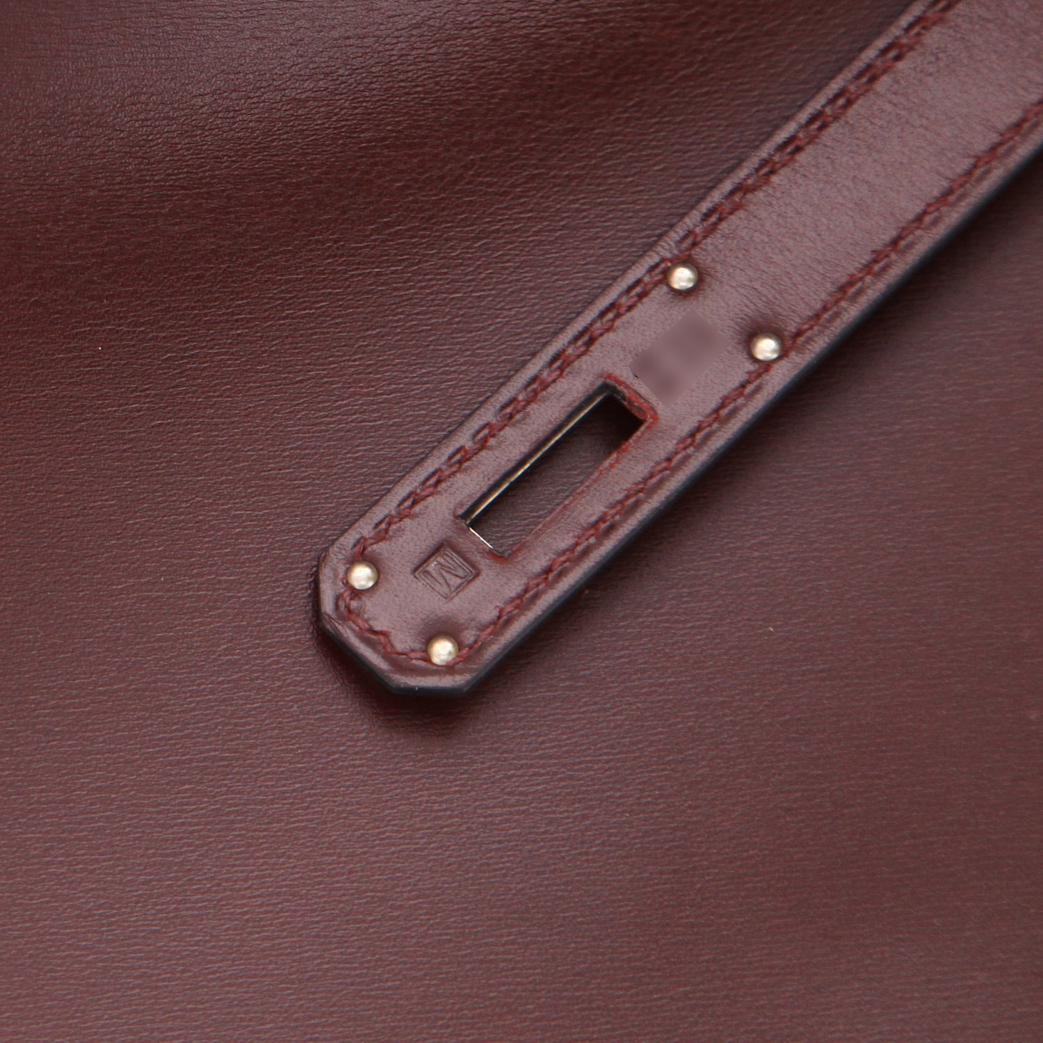 Sac à main Hermès  Birkin 35 cm en cuir box rouge H - Detail D3