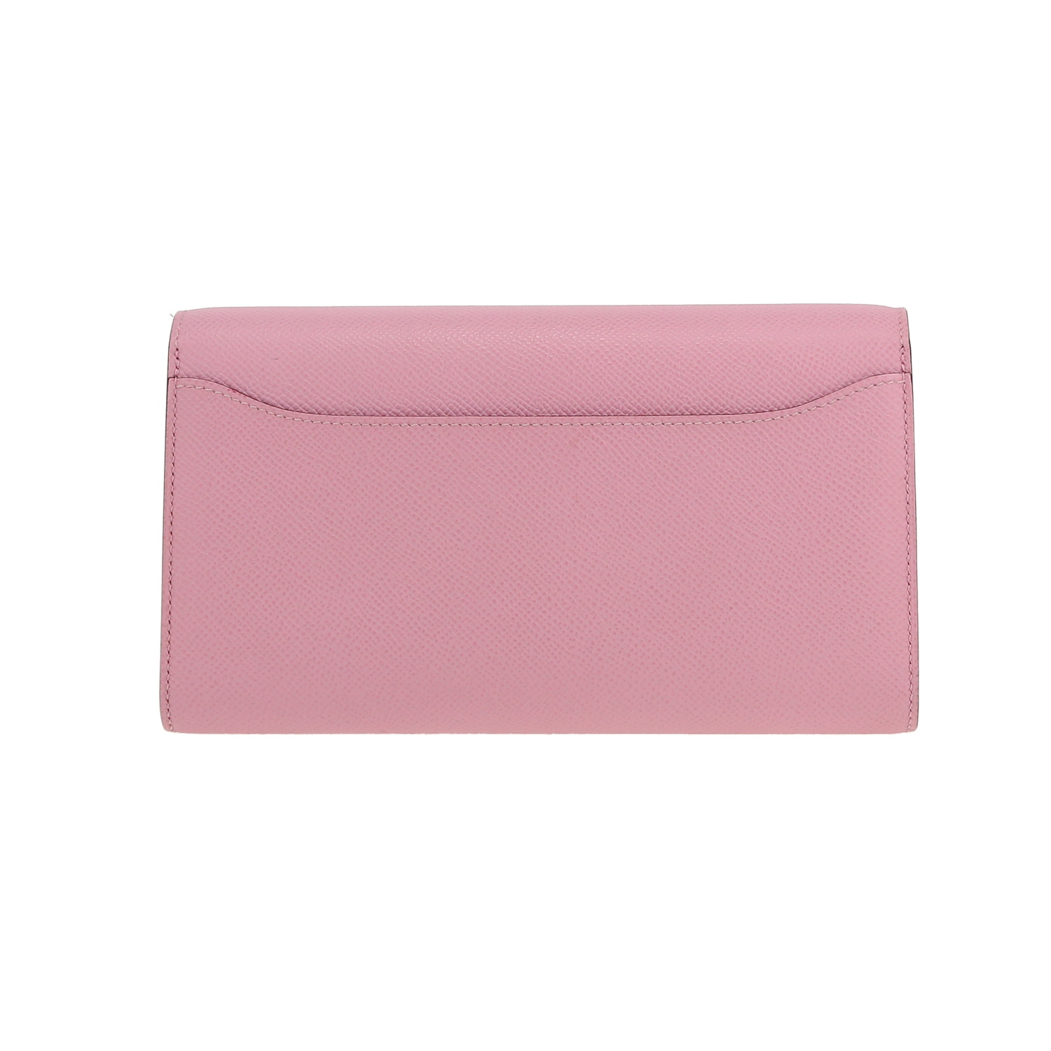 Hermès  Long To Go shoulder bag  in Mauve Sylvestre epsom leather - Detail D7