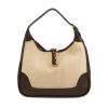 Hermès  Trim bag worn on the shoulder or carried in the hand  in beige canvas  and brown box leather - 360 thumbnail