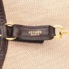 Hermès  Trim bag worn on the shoulder or carried in the hand  in beige canvas  and brown box leather - Detail D2 thumbnail