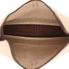Hermès  Trim bag worn on the shoulder or carried in the hand  in beige canvas  and brown box leather - Detail D3 thumbnail